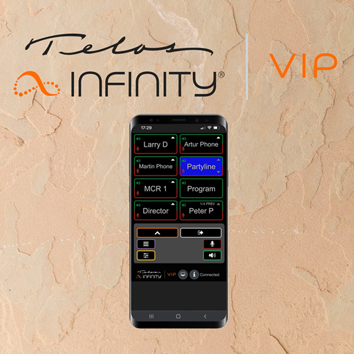 Telos Infinity® VIP app Telos Infinity® VIP app