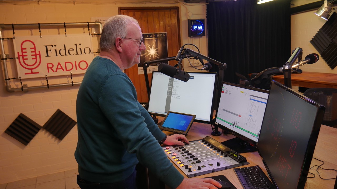 Axia iQ in gebruik bij Fidelio Radio 
