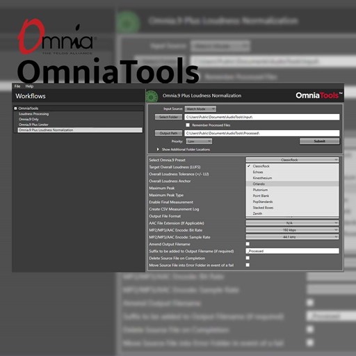 OmniaTools sound processing
