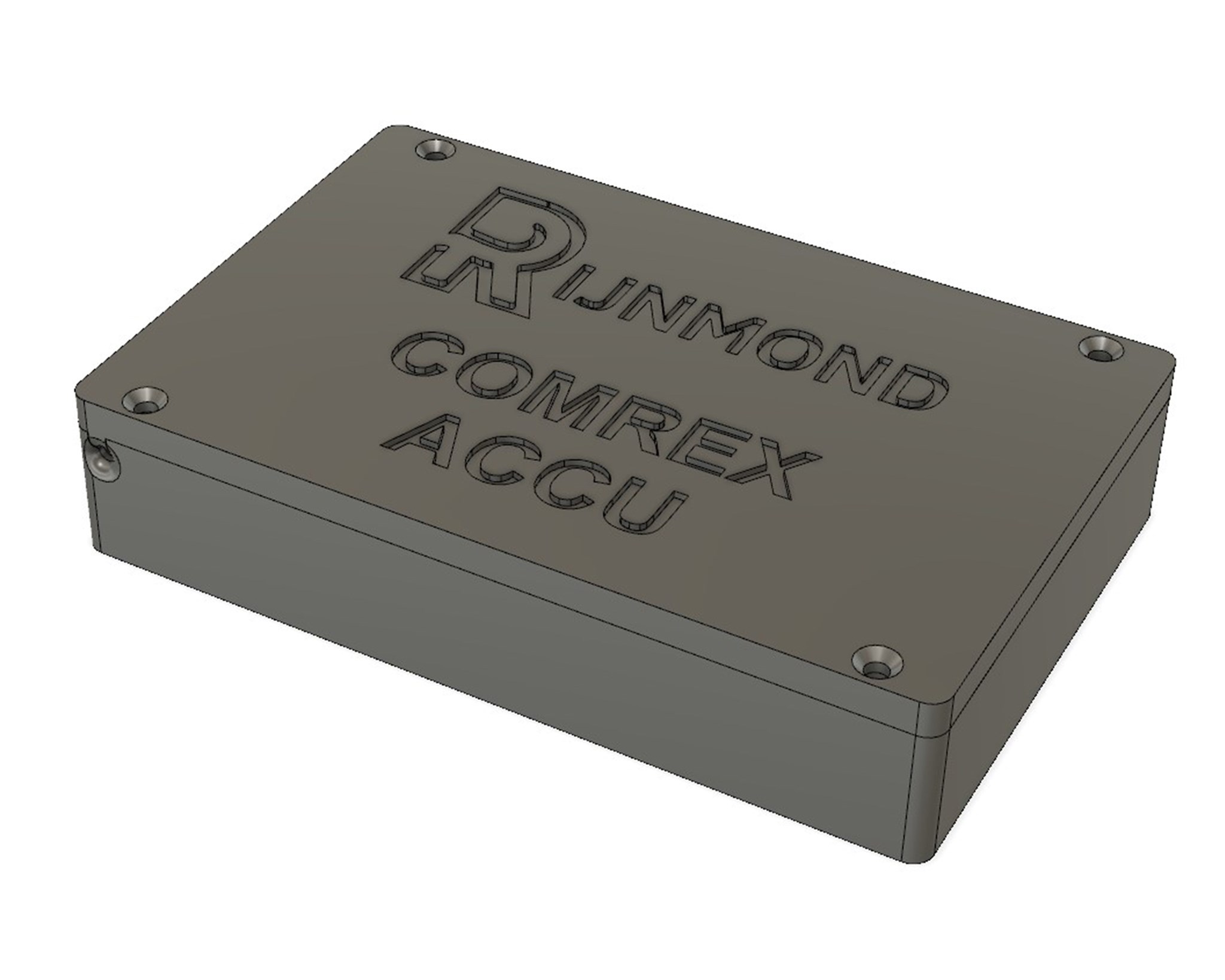 3d tekening Comrex Access NX accu case