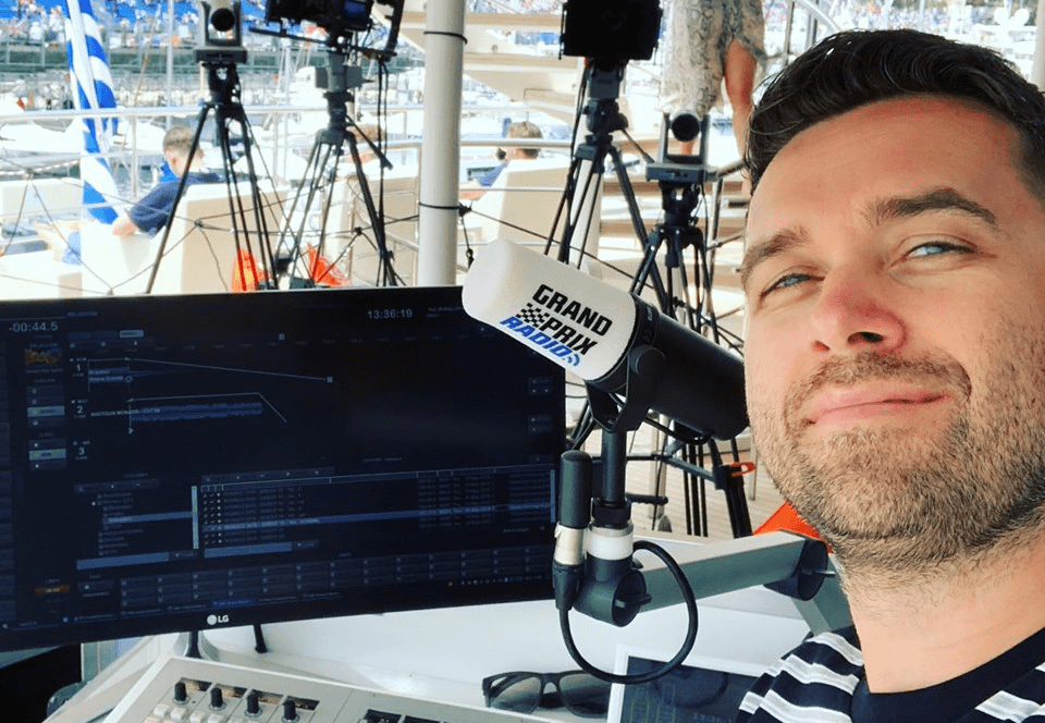 De studio van Grand Prix Radio in Monaco