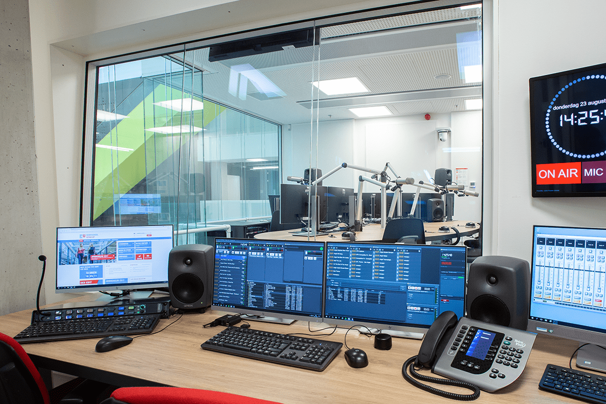 The new radiostudio with ChronoFlex Broadcast