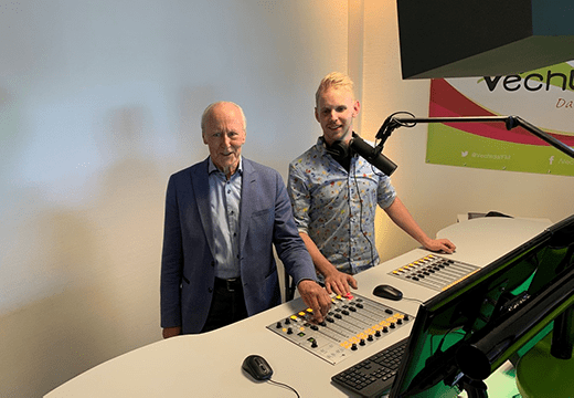 De opening van de nieuwe studio van Vechtdal FM
